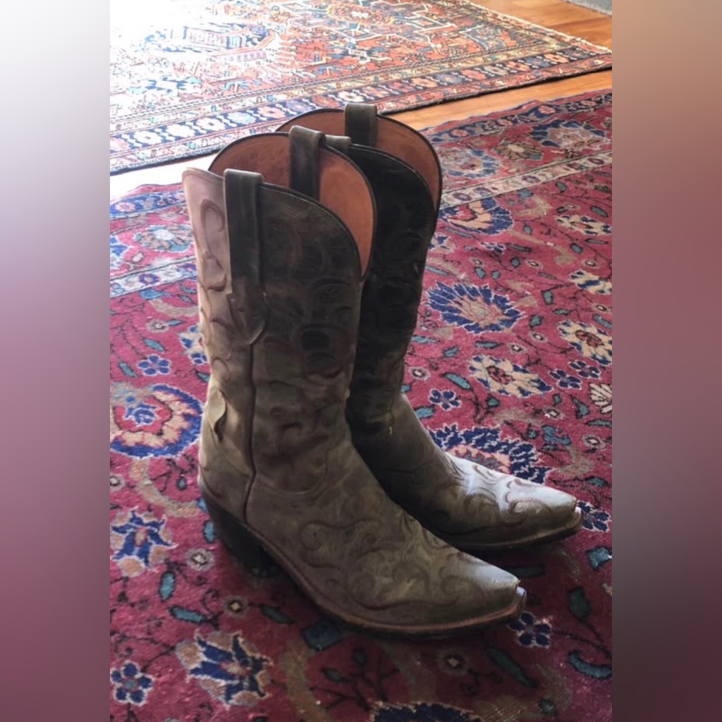 Lucchese Western Cowboy Boots Sz 7.5